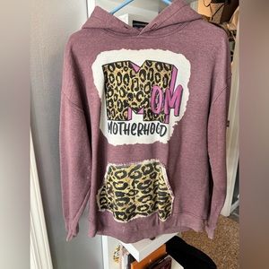 Custom made motherhood hoodie